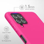 Husa pentru Samsung Galaxy A22, Silicon, Roz, 55493.77, Kwmobile fotografia produsului View 4 S