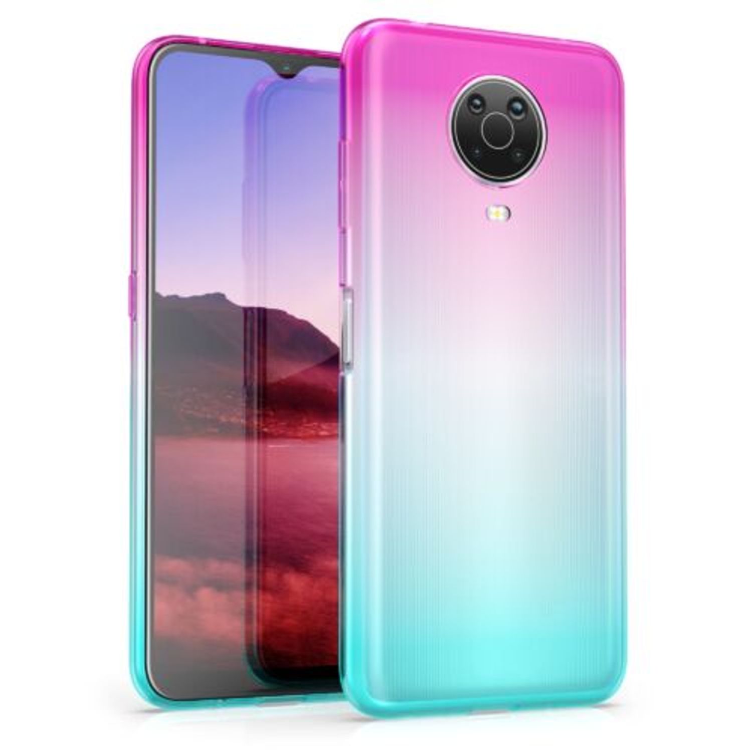 Husa pentru Nokia G20/G10, Silicon, Roz, 54861.01 fotografia produsului