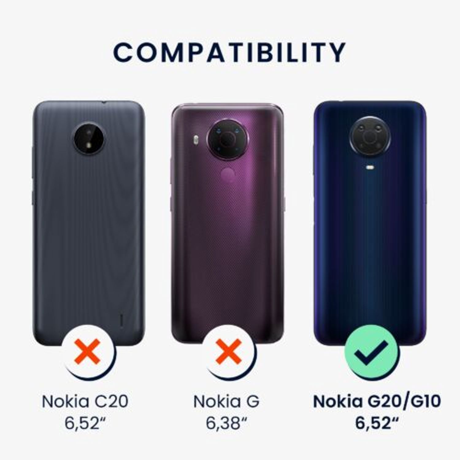 Husa pentru Nokia G20/G10, Silicon, Transparent, 55634.03 fotografia produsului View 15 L