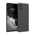 Husa pentru Samsung Galaxy A51, Silicon, Gri, 51197.47, Kwmobile fotografia produsului