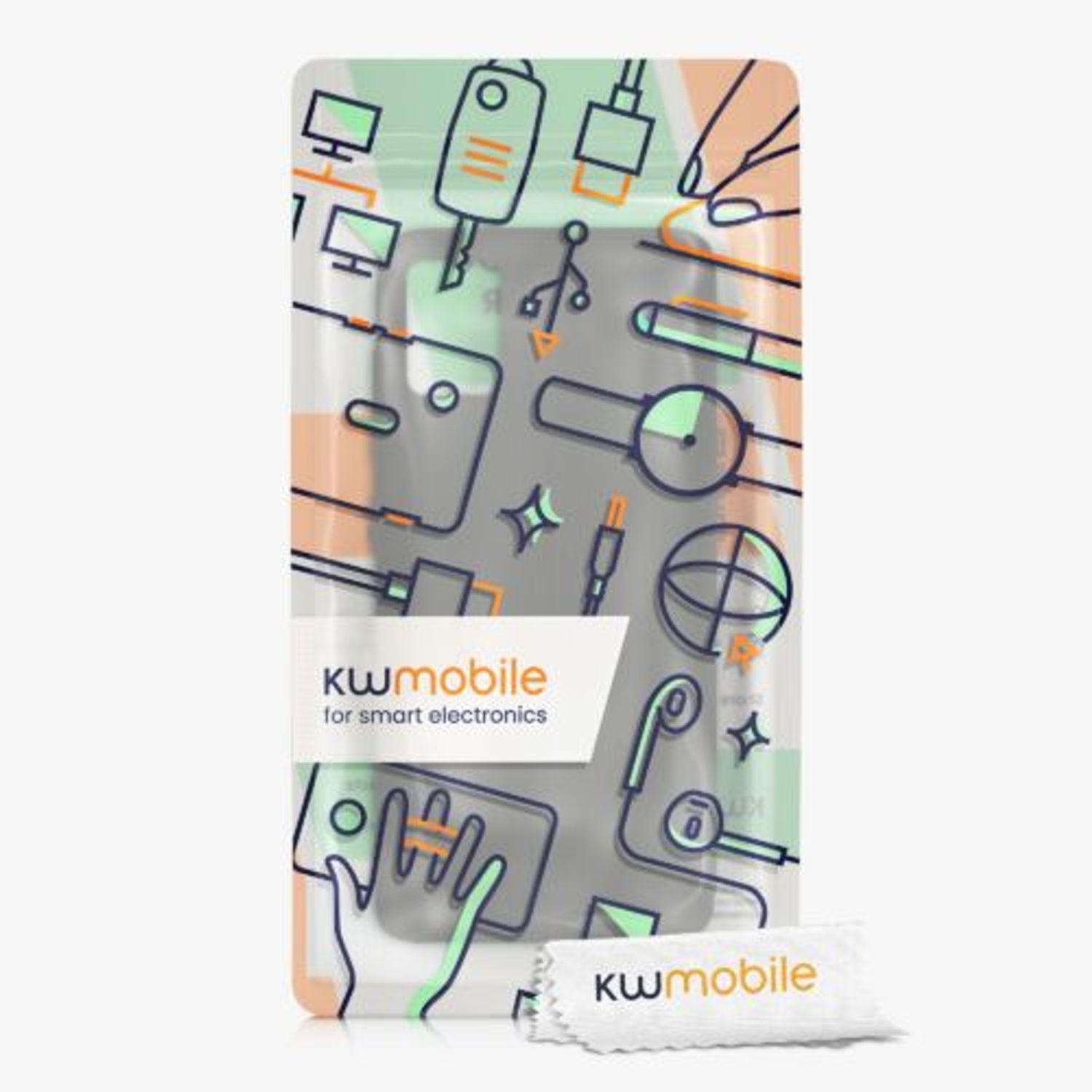 Husa pentru Samsung Galaxy A51, Silicon, Gri, 51197.47, Kwmobile fotografia produsului View 8 L