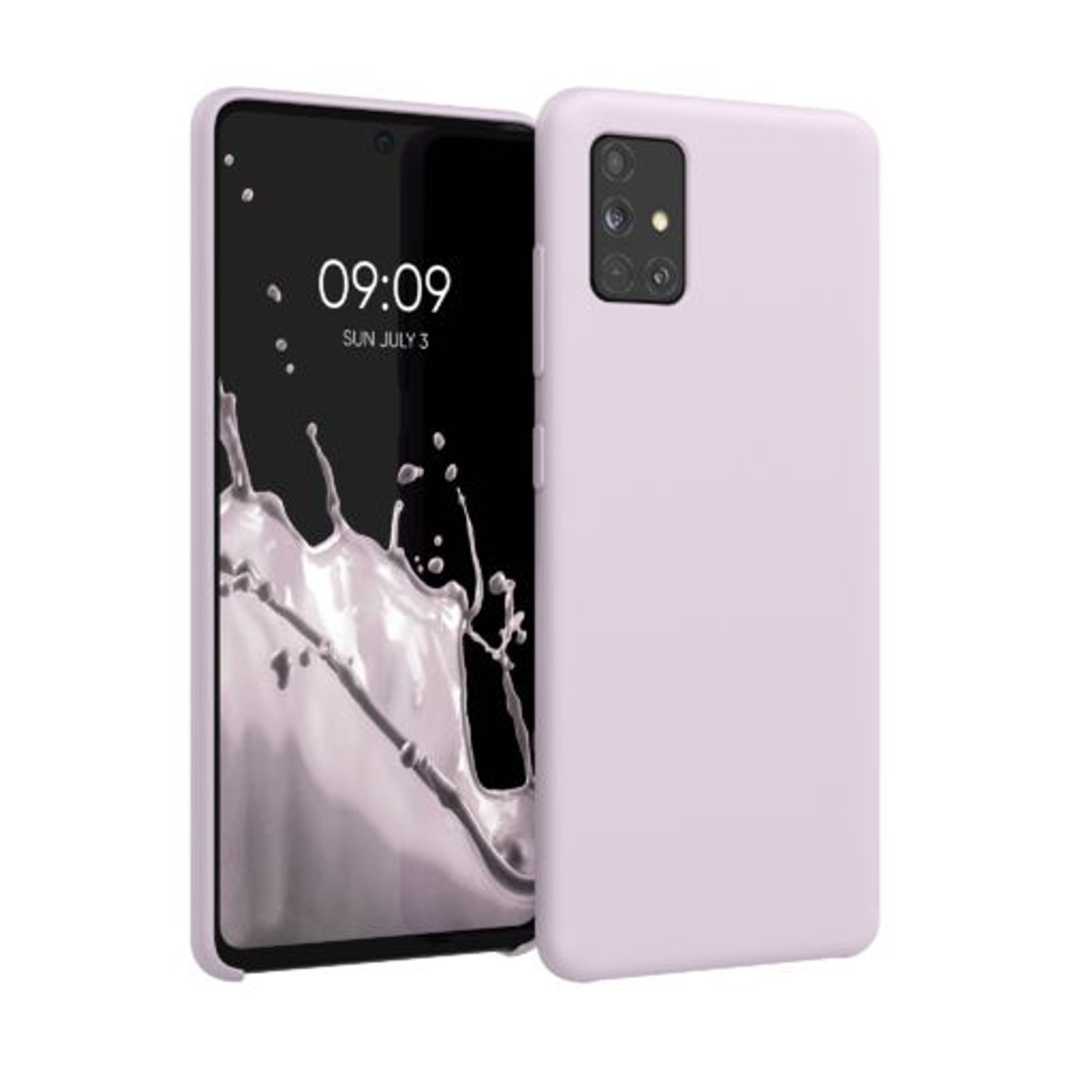 Husa pentru Samsung Galaxy A51, Silicon, Mov, 51197.192, Kwmobile fotografia produsului