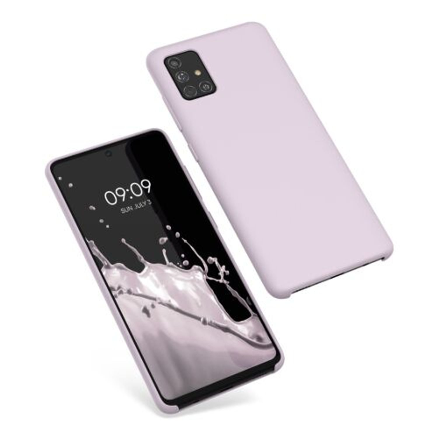 Husa pentru Samsung Galaxy A51, Silicon, Mov, 51197.192, Kwmobile fotografia produsului View 2 L