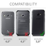 Husa pentru Samsung Galaxy Xcover 4, Textil, Gri, 41255.01 fotografia produsului View 6 S