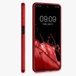 Husa pentru Samsung Galaxy M52 5G, Silicon, Rosu, 56348.36, Kwmobile fotografia produsului View 8 S