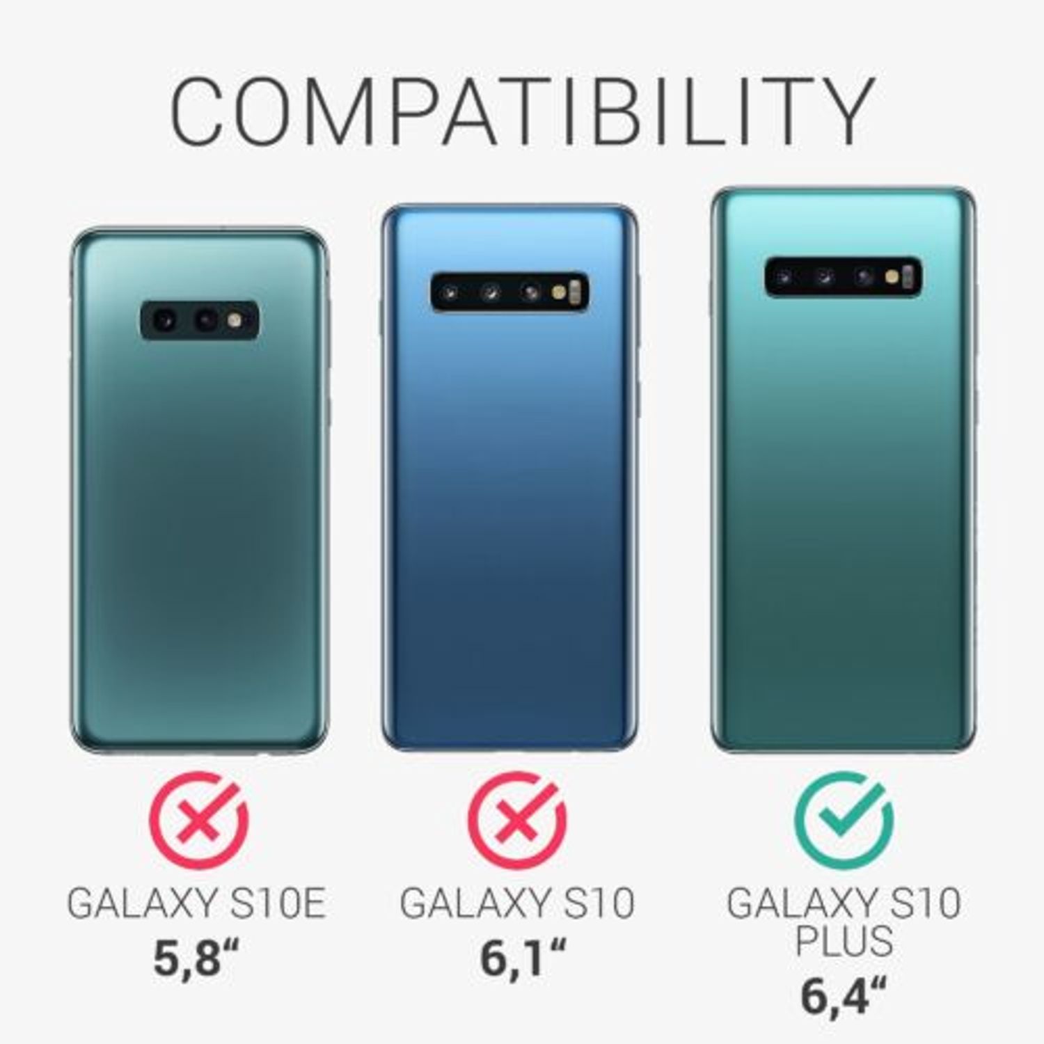 Husa pentru Samsung Galaxy S10 Plus, Silicon, Roz, 49028.213, Kwmobile fotografia produsului View 3 L