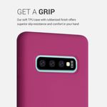 Husa pentru Samsung Galaxy S10 Plus, Silicon, Roz, 49028.213, Kwmobile fotografia produsului View 4 S