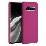 Husa pentru Samsung Galaxy S10 Plus, Silicon, Roz, 49028.213, Kwmobile fotografia produsului