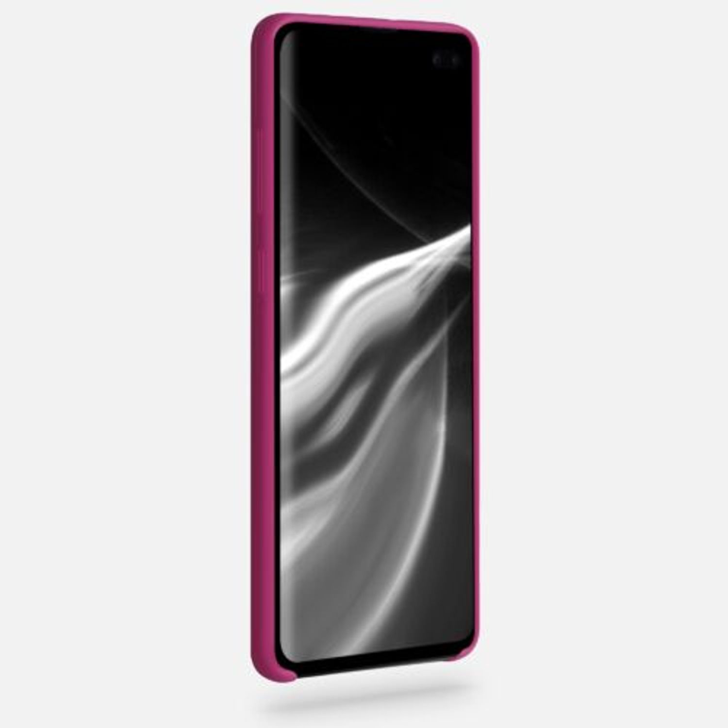 Husa pentru Samsung Galaxy S10 Plus, Silicon, Roz, 49028.213, Kwmobile fotografia produsului View 6 L