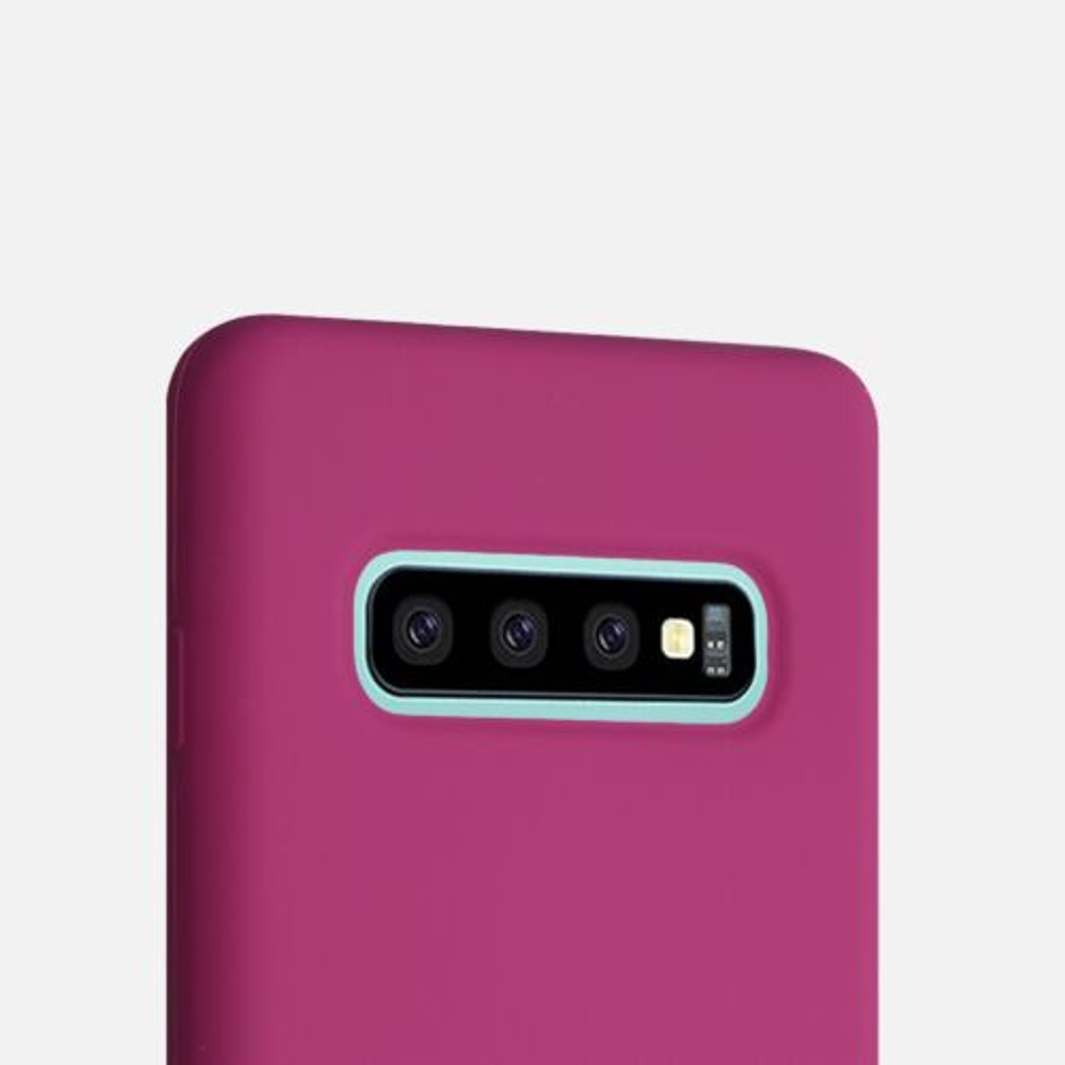 Husa pentru Samsung Galaxy S10 Plus, Silicon, Roz, 49028.213, Kwmobile fotografia produsului View 8 L