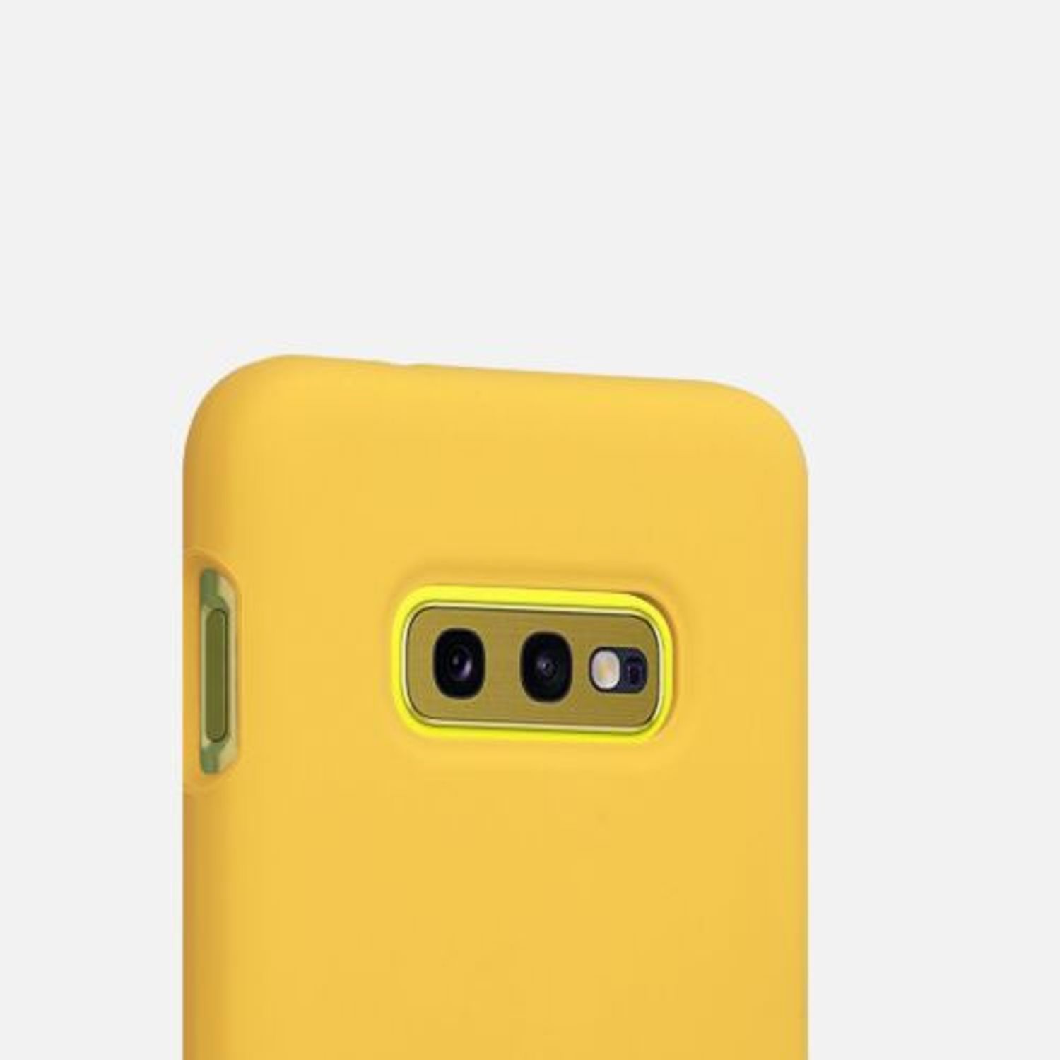 Husa pentru Samsung Galaxy S10e, Silicon, Galben, 47944.143, Kwmobile fotografia produsului View 7 L