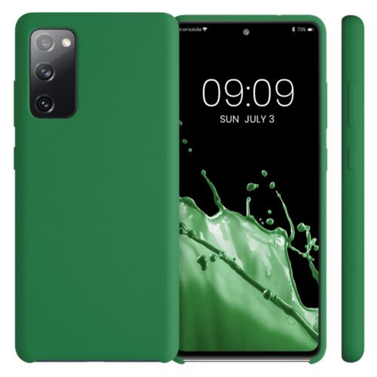 Husa pentru Samsung Galaxy S20 FE, Silicon, Verde, 53605.227, Kwmobile fotografia produsului View 2 L