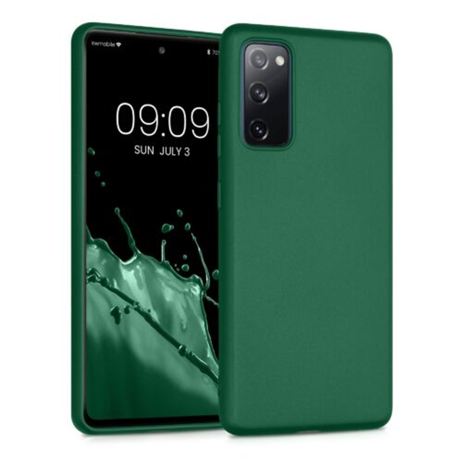 Husa pentru Samsung Galaxy S20 FE, Silicon, Verde, 53930.170, Kwmobile fotografia produsului