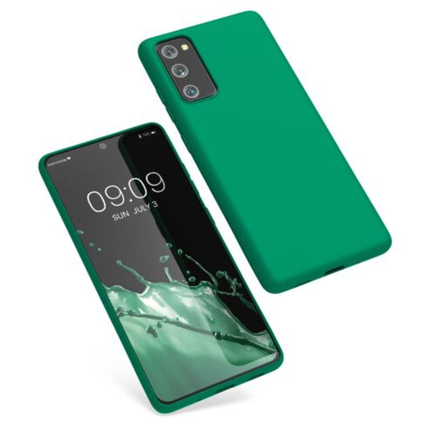 Husa pentru Samsung Galaxy S20 FE, Silicon, Verde, 53604.142, Kwmobile fotografia produsului View 2 L