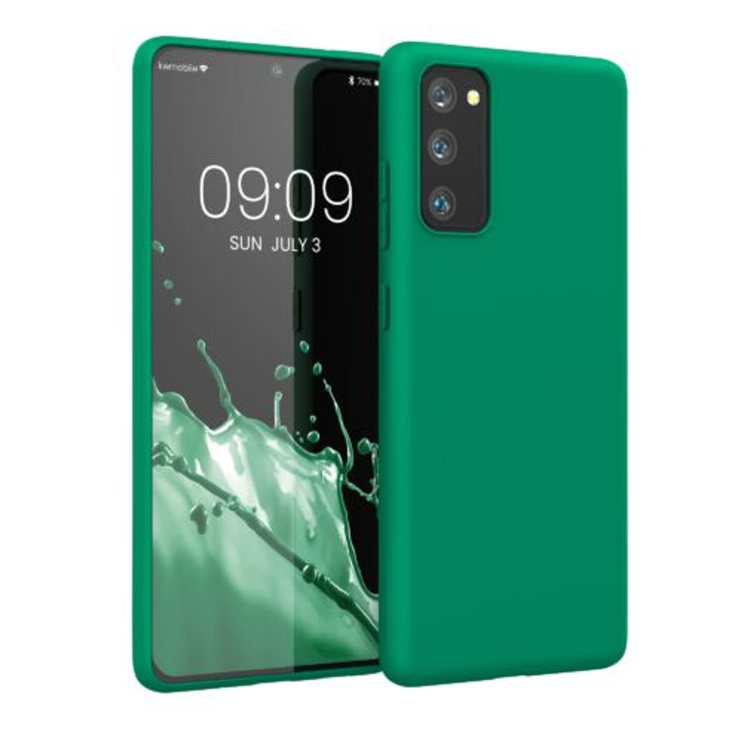 Husa pentru Samsung Galaxy S20 FE, Silicon, Verde, 53604.142, Kwmobile fotografia produsului