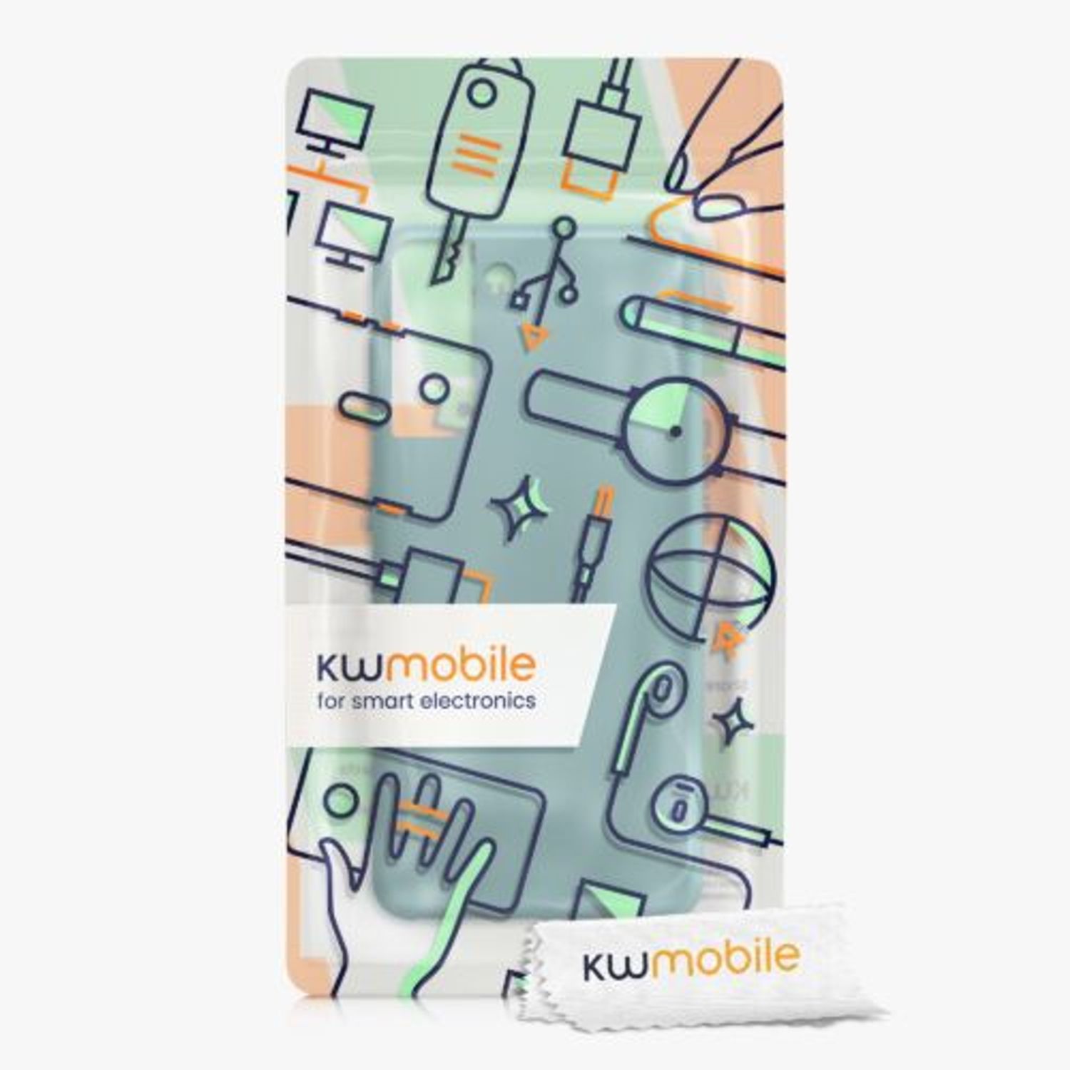 Husa pentru Samsung Galaxy S21, Silicon, Verde, 54056.207, Kwmobile fotografia produsului View 7 L