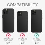 Husa pentru iPhone 12/iPhone 12 Pro, Silicon, Negru, 55098.01 fotografia produsului View 3 S