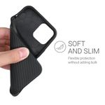 Husa pentru iPhone 12/iPhone 12 Pro, Silicon, Negru, 55098.01 fotografia produsului View 4 S