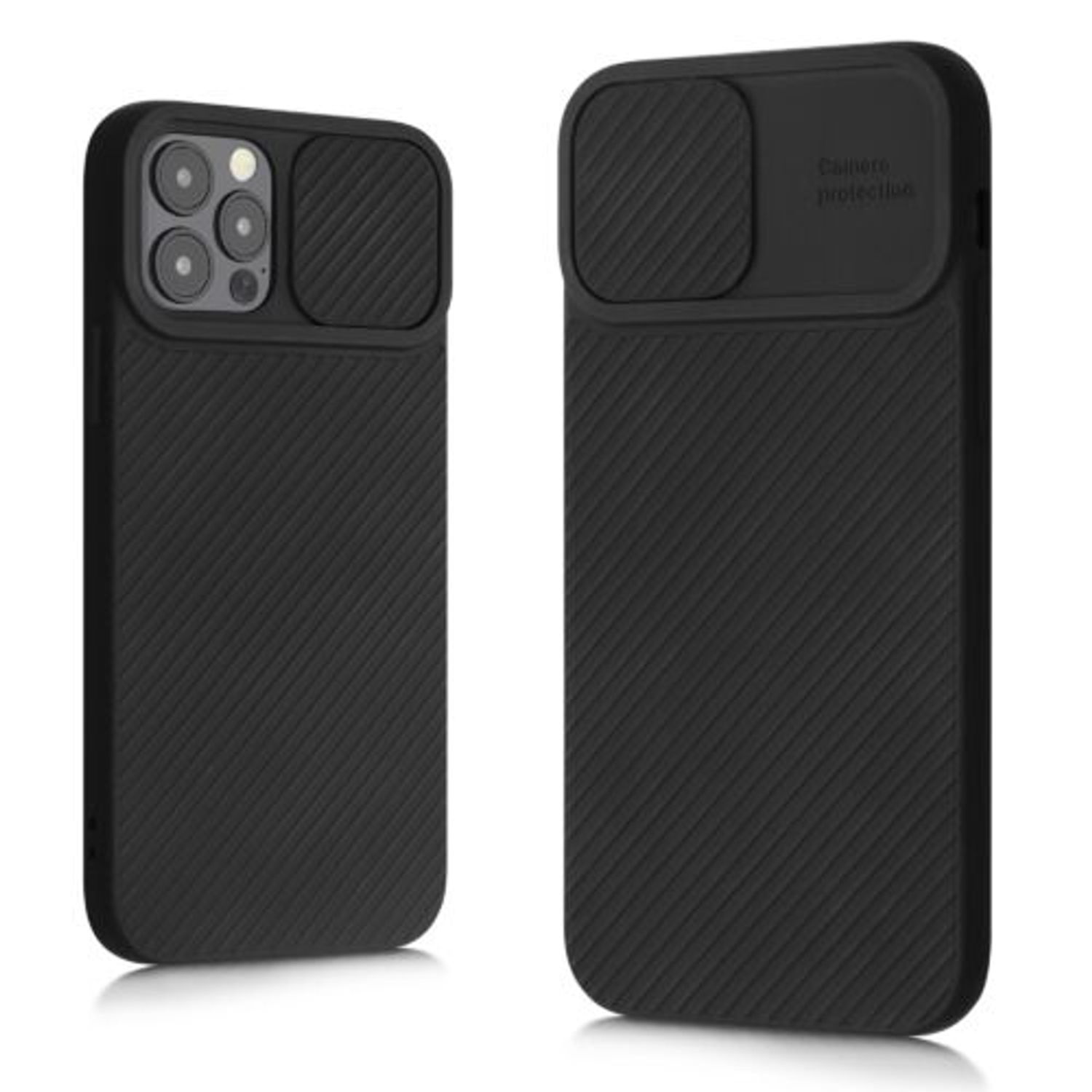 Husa pentru iPhone 12/iPhone 12 Pro, Silicon, Negru, 55098.01 fotografia produsului View 7 L