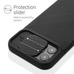 Husa pentru iPhone 12/iPhone 12 Pro, Silicon, Negru, 55098.01 fotografia produsului View 6 S