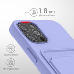 Husa pentru iPhone 12/iPhone 12 Pro, Silicon, Mov, 55112.108 fotografia produsului View 4 S