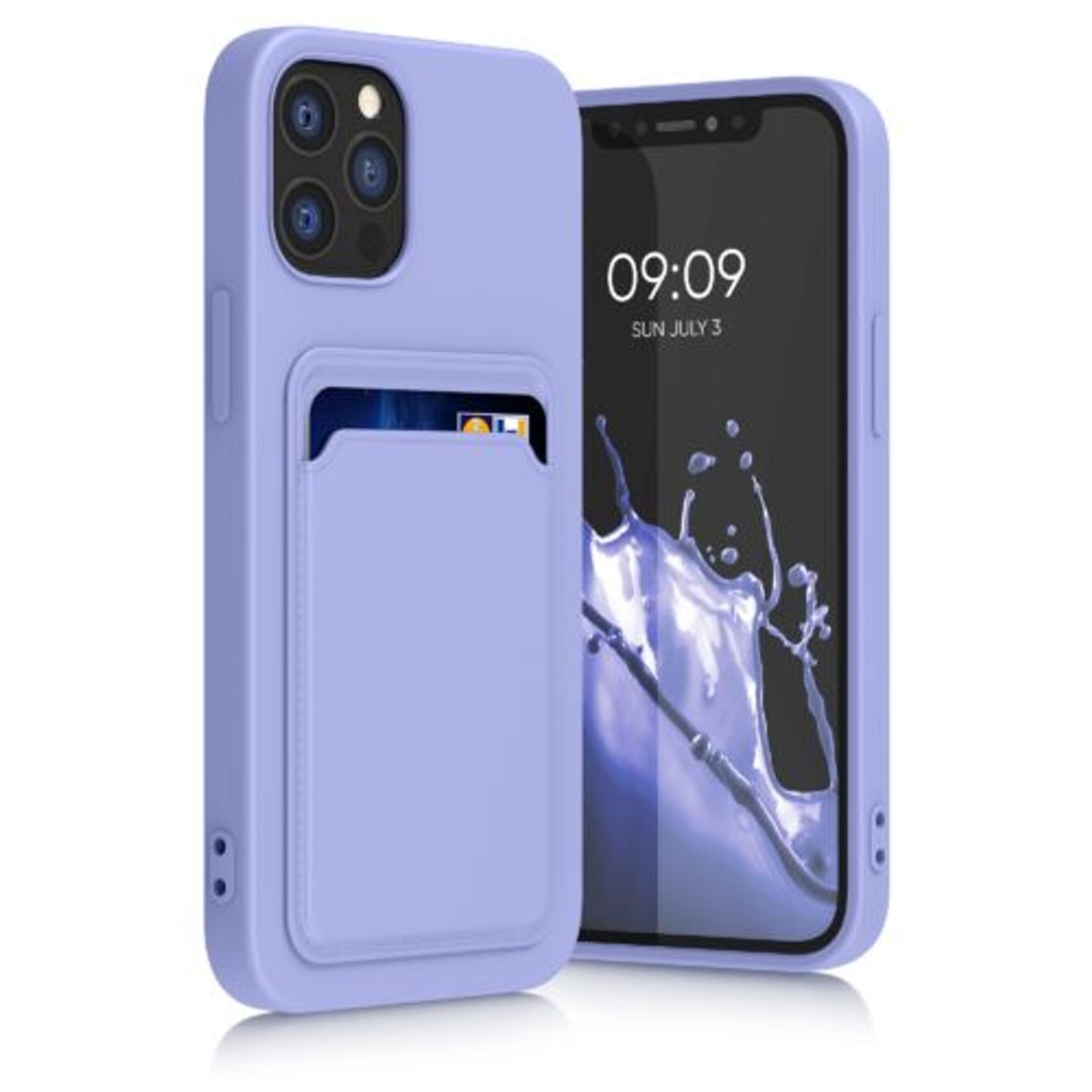 Husa pentru iPhone 12/iPhone 12 Pro, Silicon, Mov, 55112.108 fotografia produsului