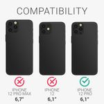 Husa pentru iPhone 12/iPhone 12 Pro, Silicon, Negru, 55112.01 fotografia produsului View 6 S