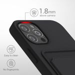 Husa pentru iPhone 12/iPhone 12 Pro, Silicon, Negru, 55112.01 fotografia produsului View 4 S