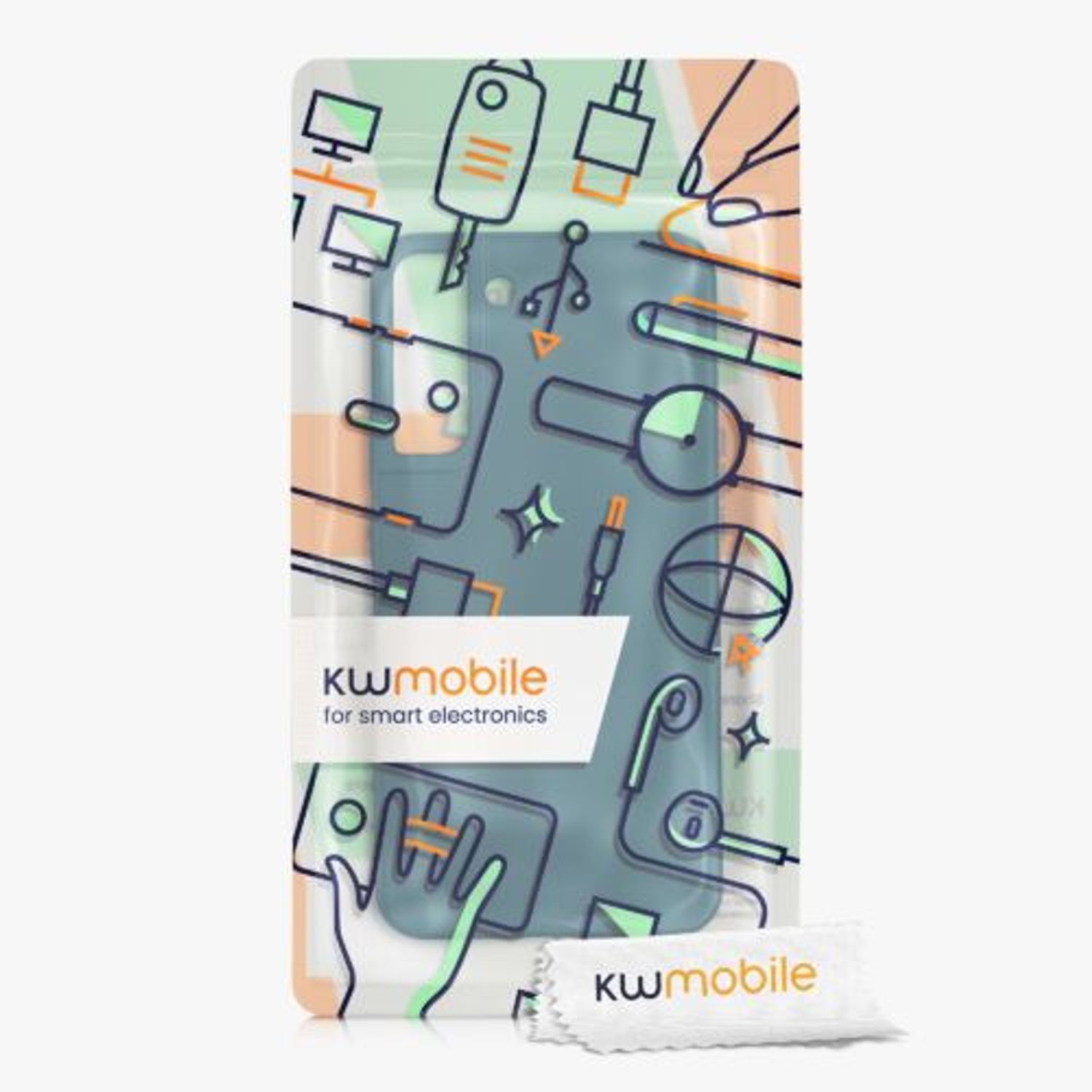 Husa pentru Samsung Galaxy S22 Plus, Silicon, Verde, 56761.57, Kwmobile fotografia produsului View 8 L