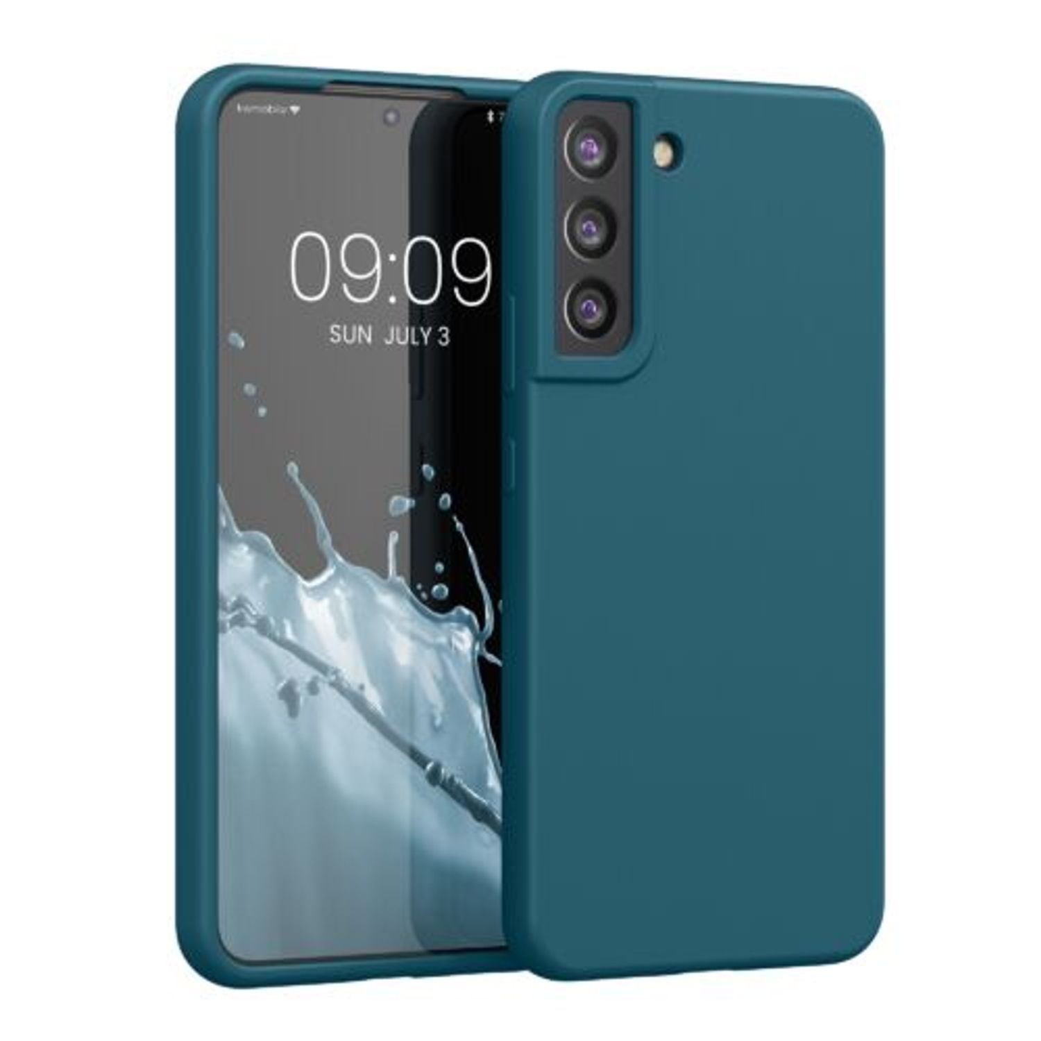 Husa pentru Samsung Galaxy S22 Plus, Silicon, Verde, 56761.57, Kwmobile fotografia produsului