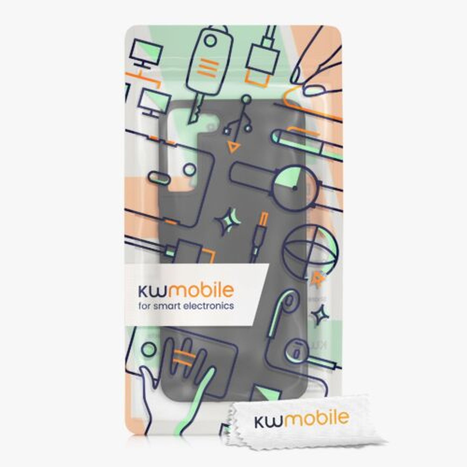 Husa pentru Samsung Galaxy S22 Plus, Silicon, Negru, 56763.47, Kwmobile fotografia produsului View 9 L