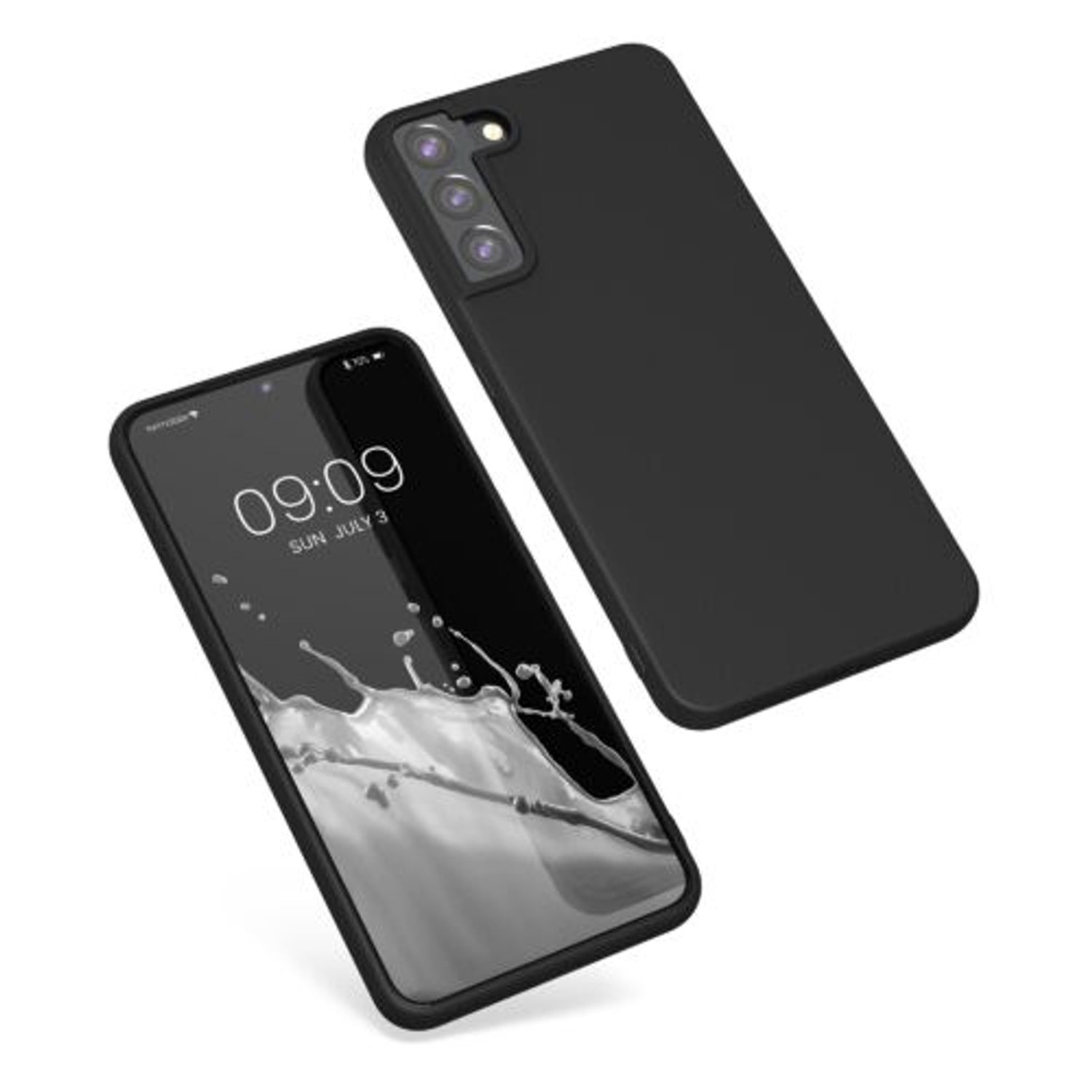 Husa pentru Samsung Galaxy S22 Plus, Silicon, Negru, 56763.47, Kwmobile fotografia produsului View 2 L