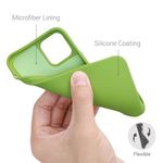 Husa pentru iPhone 12/iPhone 12 Pro, Silicon, Verde, 53844.220 fotografia produsului View 4 S
