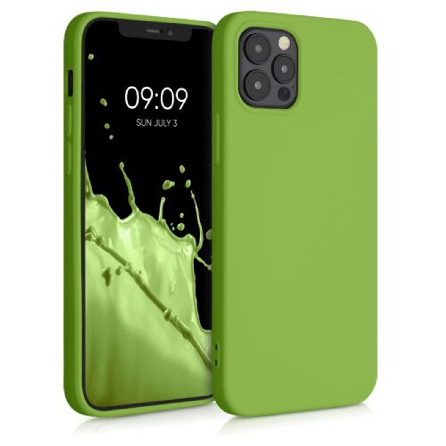 Husa pentru iPhone 12/iPhone 12 Pro, Silicon, Verde, 53844.220 fotografia produsului