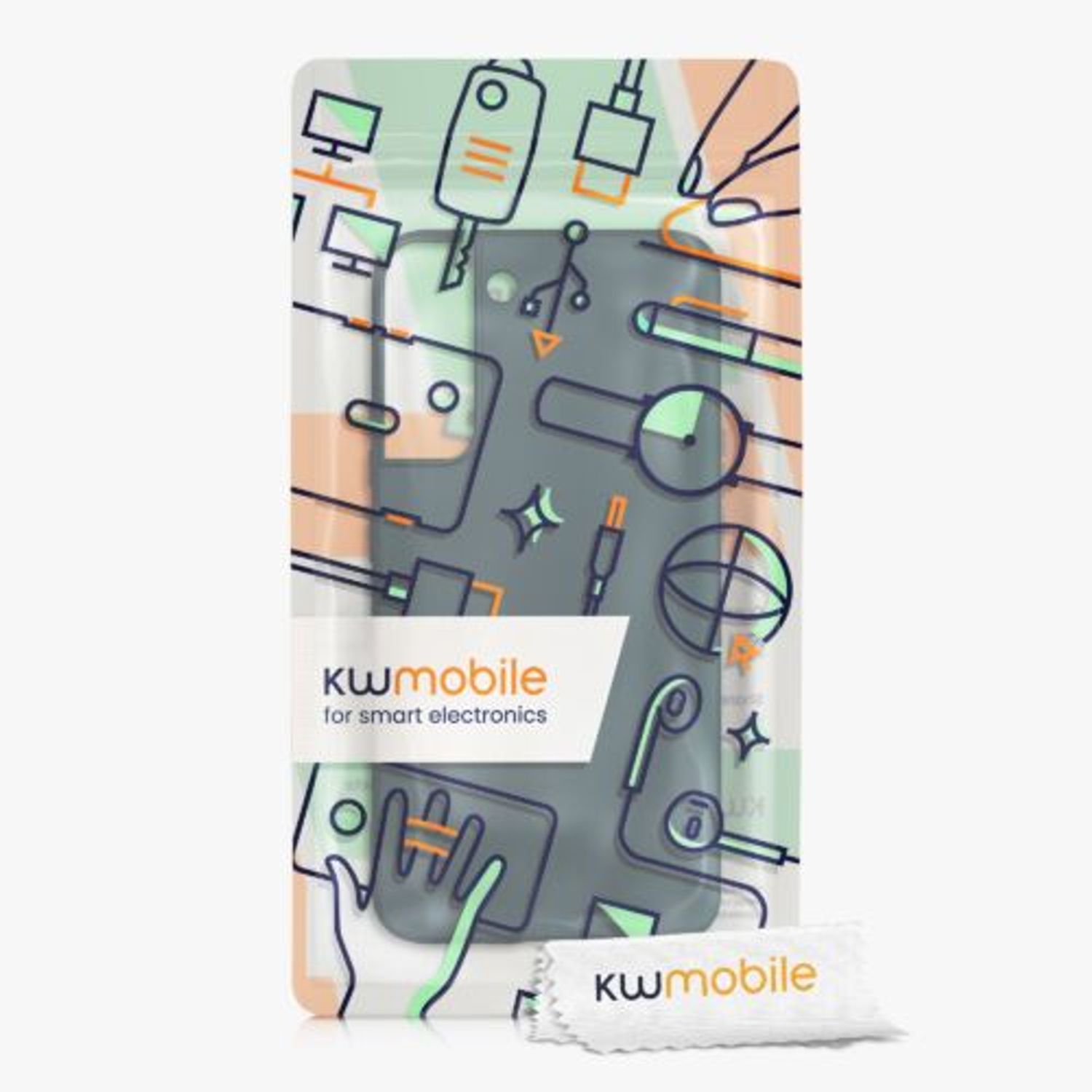 Husa pentru Samsung Galaxy S22 Plus, Silicon, Verde, 56762.14, Kwmobile fotografia produsului View 8 L