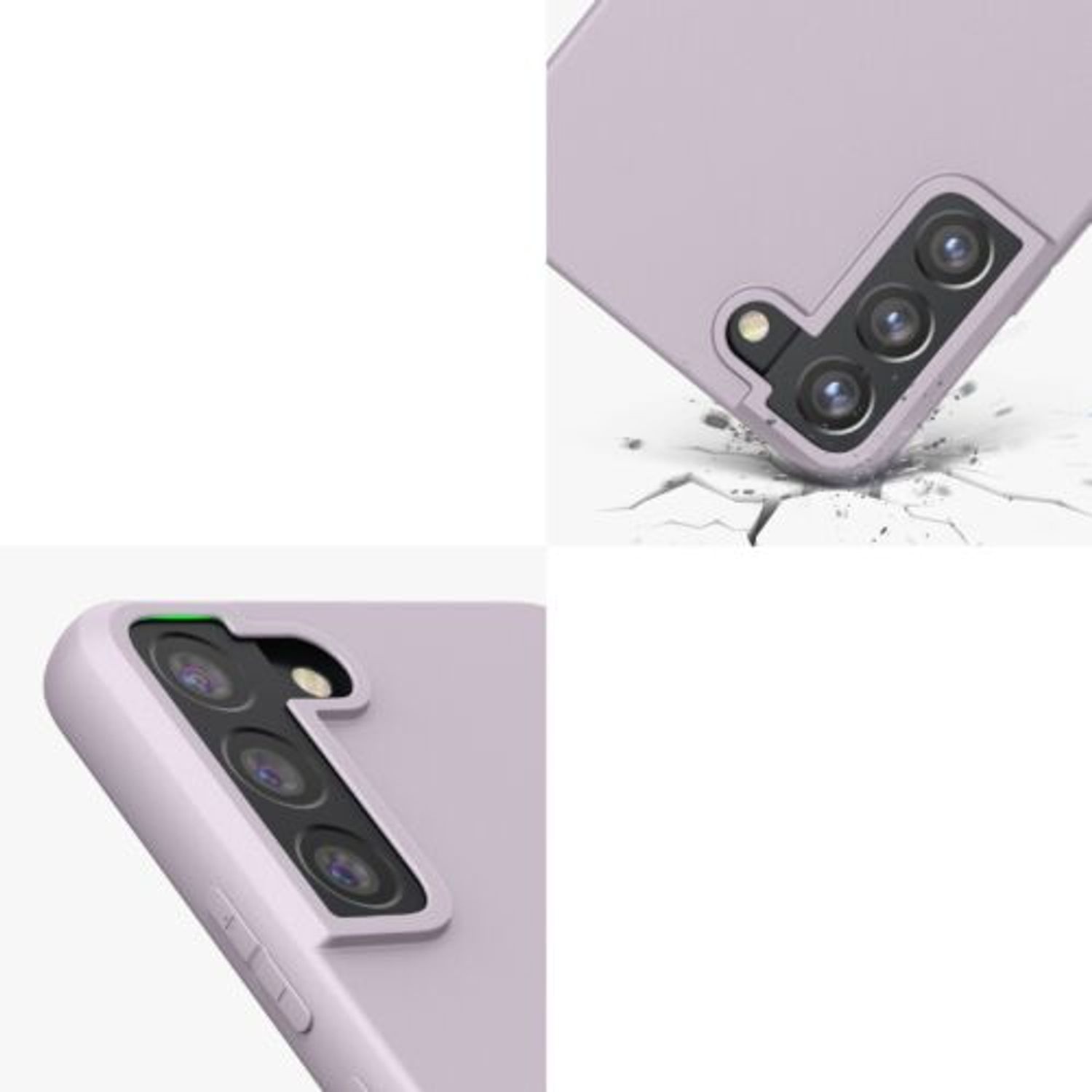 Husa pentru Samsung Galaxy S22 Plus, Silicon, Mov, 56763.192, Kwmobile fotografia produsului View 11 L