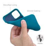 Husa pentru iPhone 12/iPhone 12 Pro, Silicon, Albastru, 53844.224 fotografia produsului View 4 S