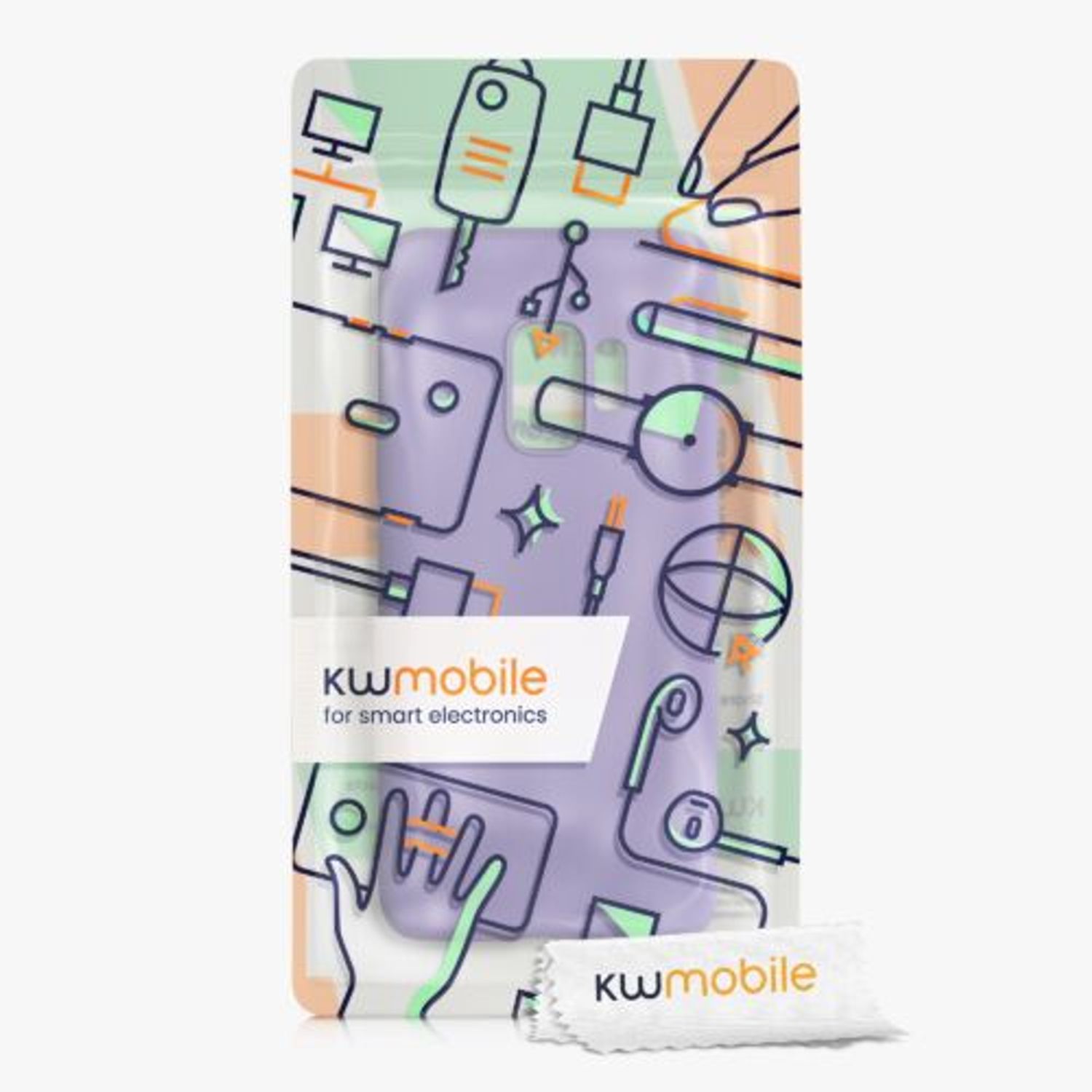 Husa pentru Samsung Galaxy S9, Silicon, Mov, 53832.222, Kwmobile fotografia produsului View 5 L