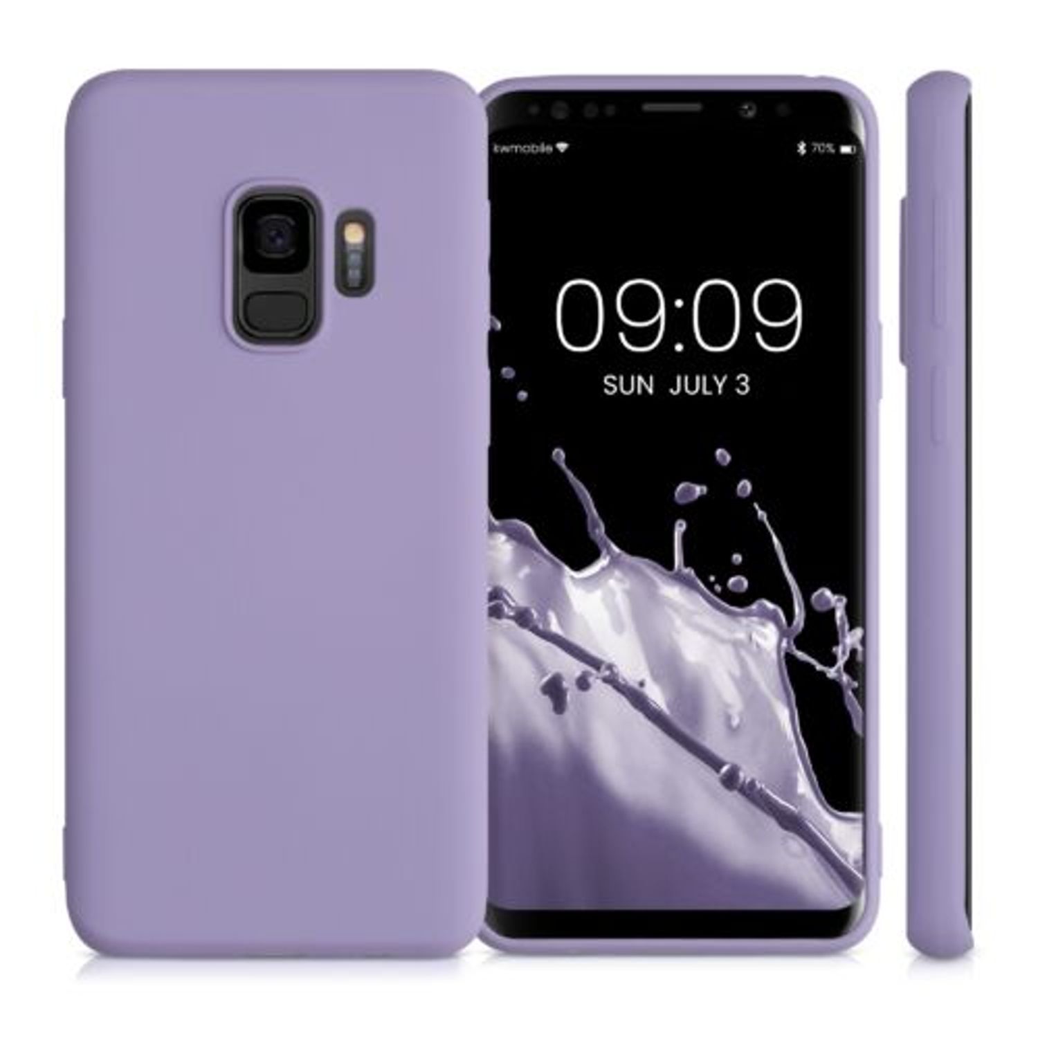 Husa pentru Samsung Galaxy S9, Silicon, Mov, 53832.222, Kwmobile fotografia produsului View 6 L