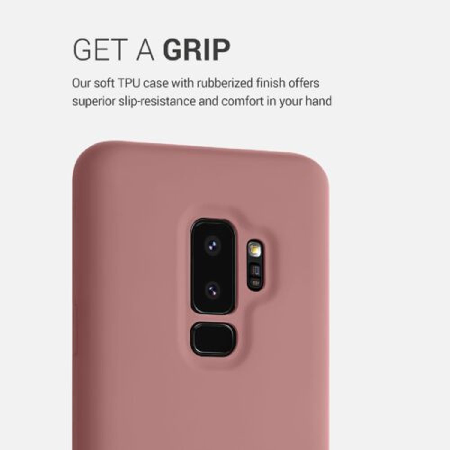 Husa pentru Samsung Galaxy S9 Plus, Silicon, Roz, 44183.193, Kwmobile fotografia produsului View 4 L
