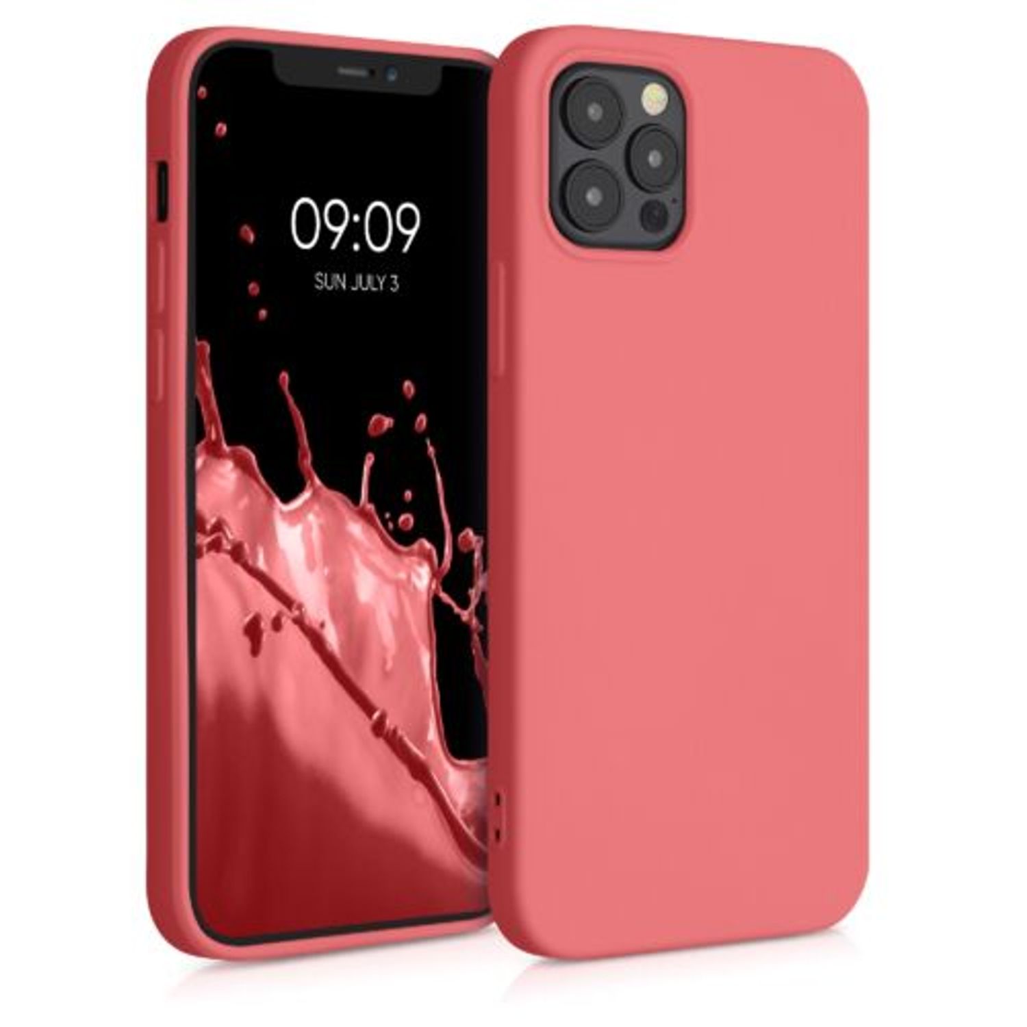 Husa pentru iPhone 12/iPhone 12 Pro, Silicon, Roz, 53844.219 fotografia produsului