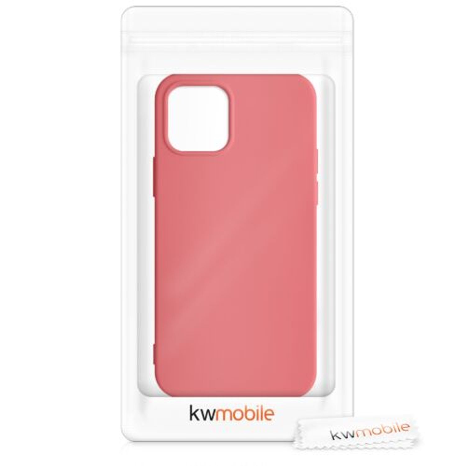 Husa pentru iPhone 12/iPhone 12 Pro, Silicon, Roz, 53844.219 fotografia produsului View 7 L