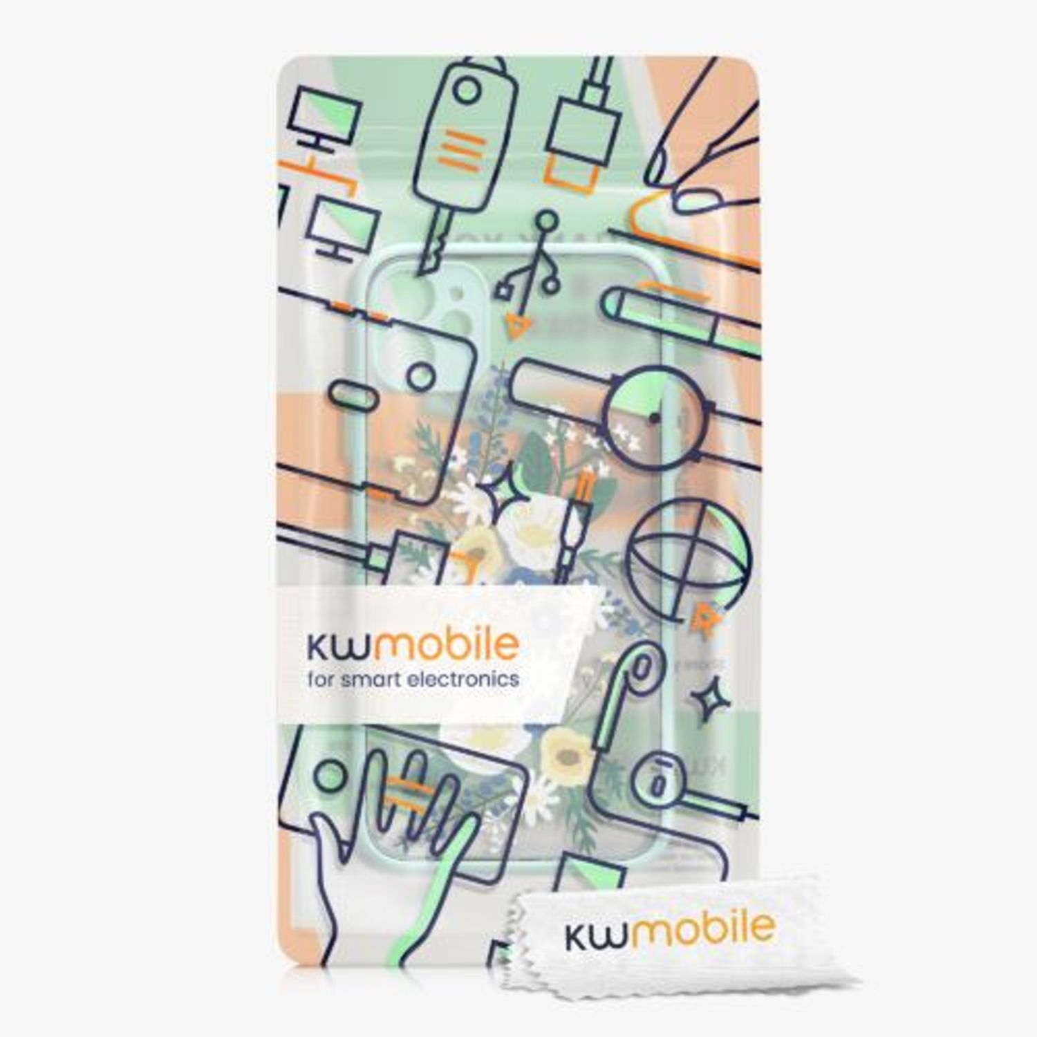 Husa pentru Apple iPhone 11, Silicon, Multicolor, 56495.02, Kwmobile fotografia produsului View 10 L