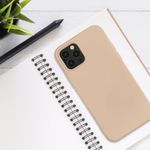 Husa pentru Apple iPhone 12/iPhone 12 Pro, Silicon, Crem, 53844.10 fotografia produsului View 3 S