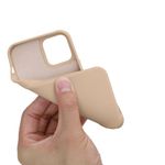 Husa pentru Apple iPhone 12/iPhone 12 Pro, Silicon, Crem, 53844.10 fotografia produsului View 8 S