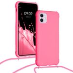 Husa pentru Apple iPhone 11, Silicon, Roz, 53838.77, Kwmobile fotografia produsului View 3 S