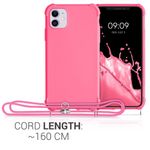 Husa pentru Apple iPhone 11, Silicon, Roz, 53838.77, Kwmobile fotografia produsului View 4 S