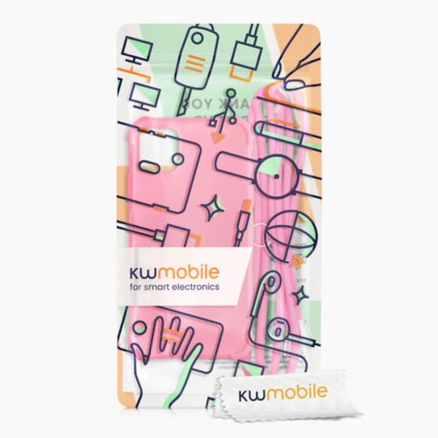Husa pentru Apple iPhone 11, Silicon, Roz, 53838.77, Kwmobile fotografia produsului View 8 L