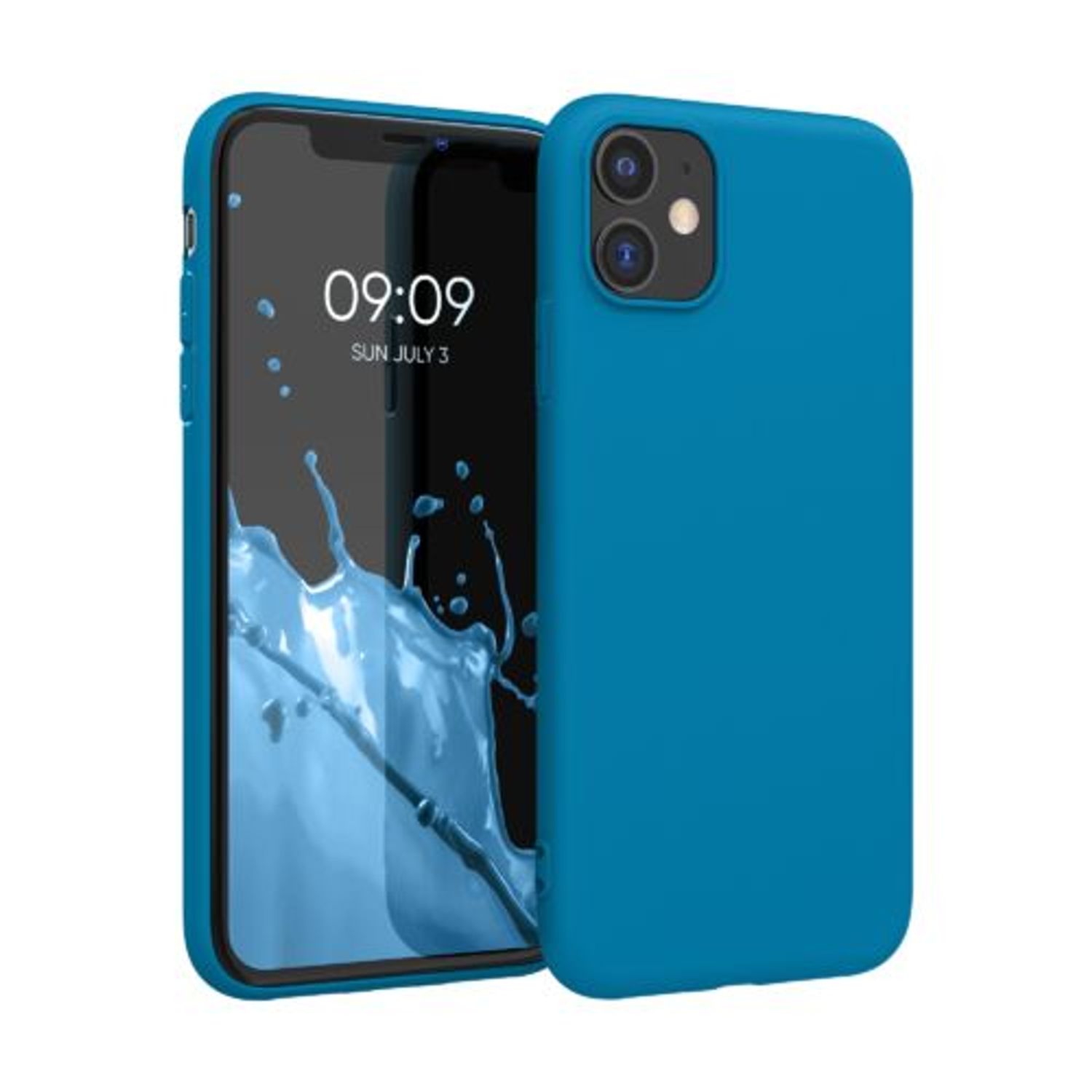 Husa pentru Apple iPhone 11, Silicon, Albastru, 49787.224, Kwmobile fotografia produsului