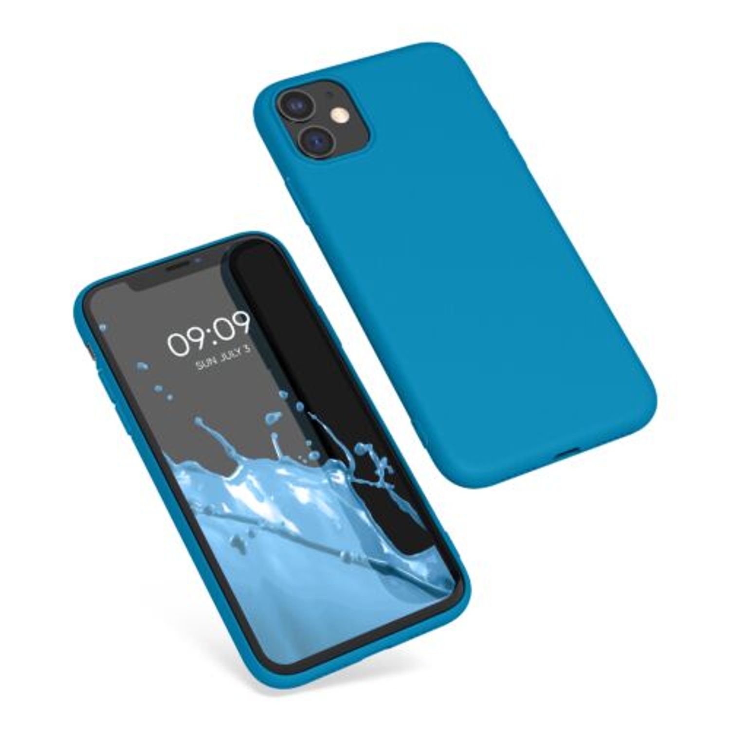 Husa pentru Apple iPhone 11, Silicon, Albastru, 49787.224, Kwmobile fotografia produsului View 2 L